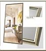 Nordic Solid Wood Long Large Rectangular Full Length Body Mirrors Floor Standing Mirror for Wall Decorative