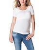 Women Breastfeeding T-Shirt Solid Color Super Soft Material Nursing Tees Maternity Tops