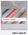 Korean Style Small Business Greeting Cards Simple Geometric Thank You Gift Card Mini Heart Shaped Birthday Card