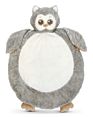 Gray Owl Plush Stuffed Animal Tummy Time Play Mat