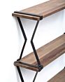 Design Wall Mount Modern Industrial Metal Rustic Wood Floating Angle Adjustable Shelf Brackets Bathroom, Bedroom, Kitchen,