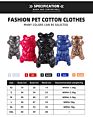 High-End Luxury Fashionable Dog Jacket Waterproof Zipper Coat Cloth Warm Pet Dogs Accessories and Clothing
