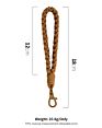 Craft Accessories Cute Handmade Boho Cotton Rope Braided Keychain Colorful Macrame Tassel Keyring