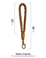 Craft Accessories Cute Handmade Boho Cotton Rope Braided Keychain Colorful Macrame Tassel Keyring