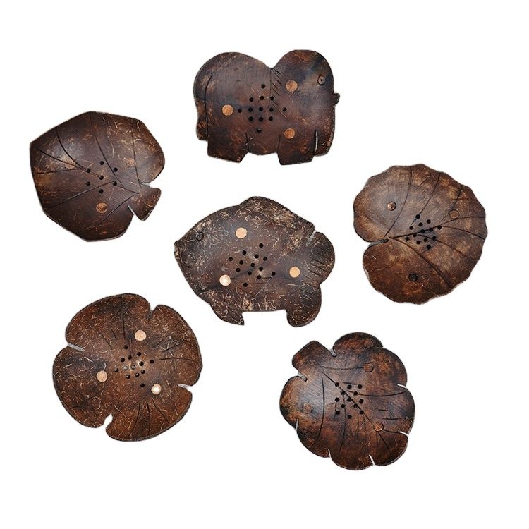 100% and Coconut Shell Soap Dish/ Coconut Shell Soap Dish Is Suitable for Your Bathroom