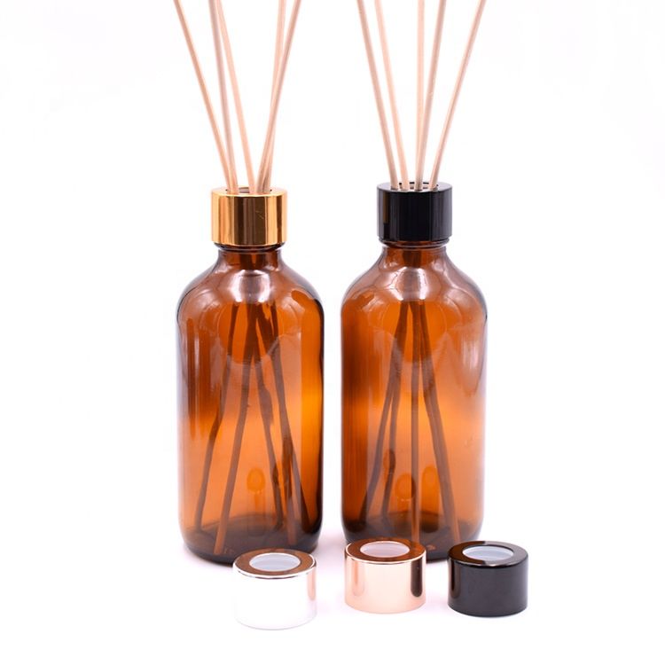 200Ml Amber Empty Reed Diffuser Glass Bottle