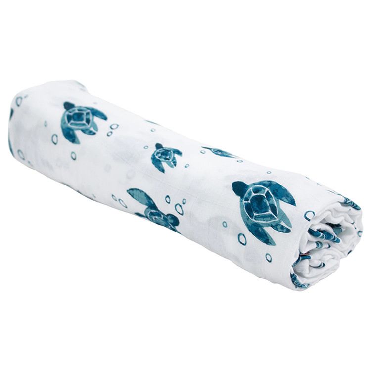47 X 47 Inch Girls Bamboo Muslin Swaddle Blankets