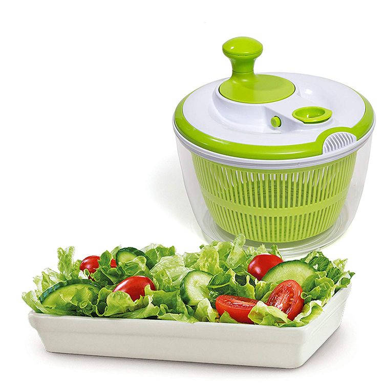 5L Container Commercial Large Capacity Multifunction Plastic Vegetables Dry Salad Food Spinner