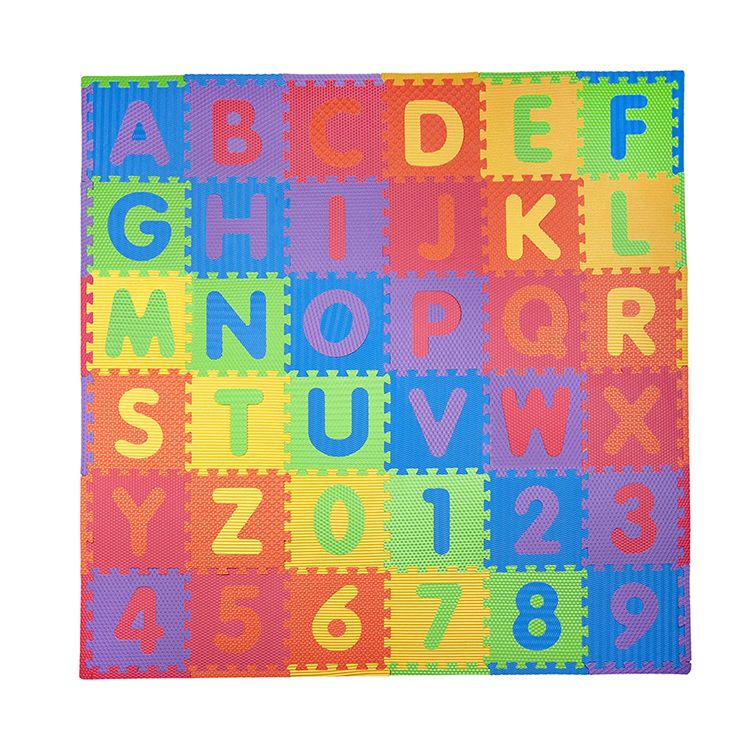 Abc 123 Interlocking Eva Foam Number Alphabet Jigsaw Puzzle Kids Baby Play Crawl Mat Activity Mats for Baby Puzzle Mats