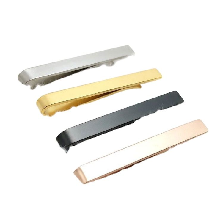 China Merchandise make your own stainless steel tie bar clips