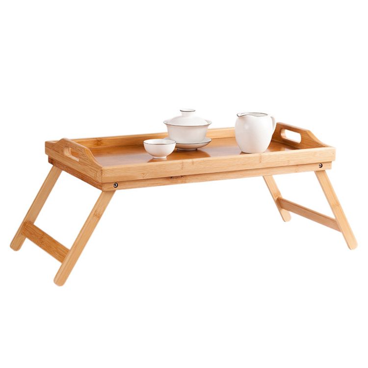 Bamboo Serving Tray with Legs | Existing Stock Bamboo Bed Tray Table with Foldable Legs | Bamboo Tray with Leg
