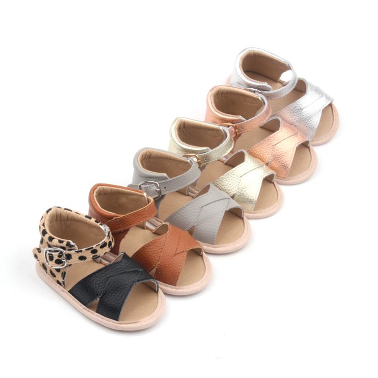 Boys School Children Soft Sole Leather Toddler Baby Shoes Baby Sandals In