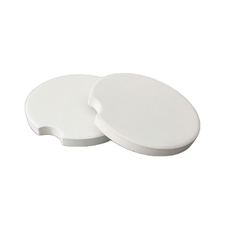 Ceramic Car Coaster Blank Absorbent Coaster