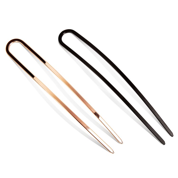 Charare Color Simple Metal U - Shaped Hairpin for Women