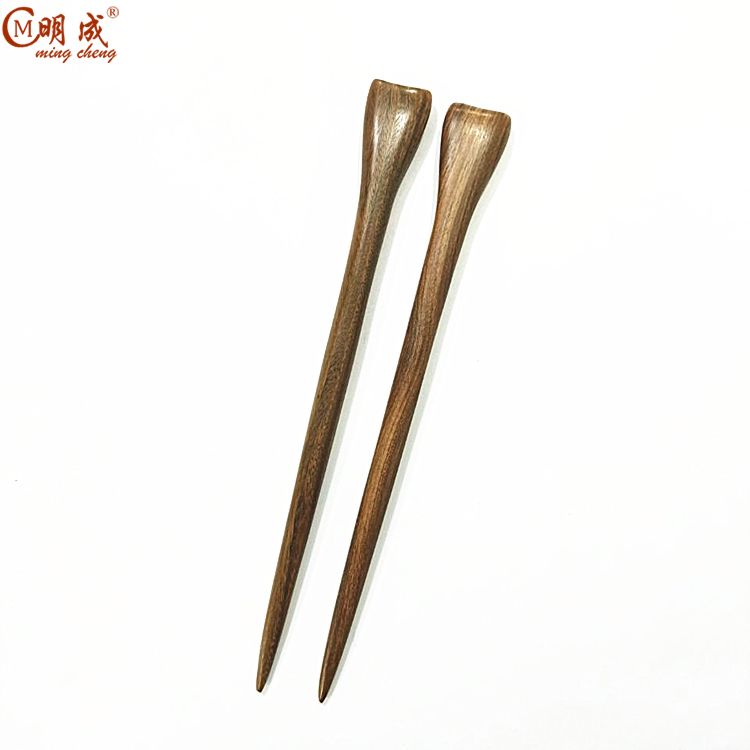 Chinese Japanese Picks Sandalwood Handmade Carved Long Chopsticks Hair Sticks,Wooden Classic Hair Pin for Women