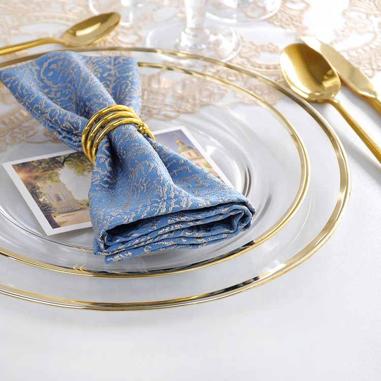 Glass charger store plates wholesale