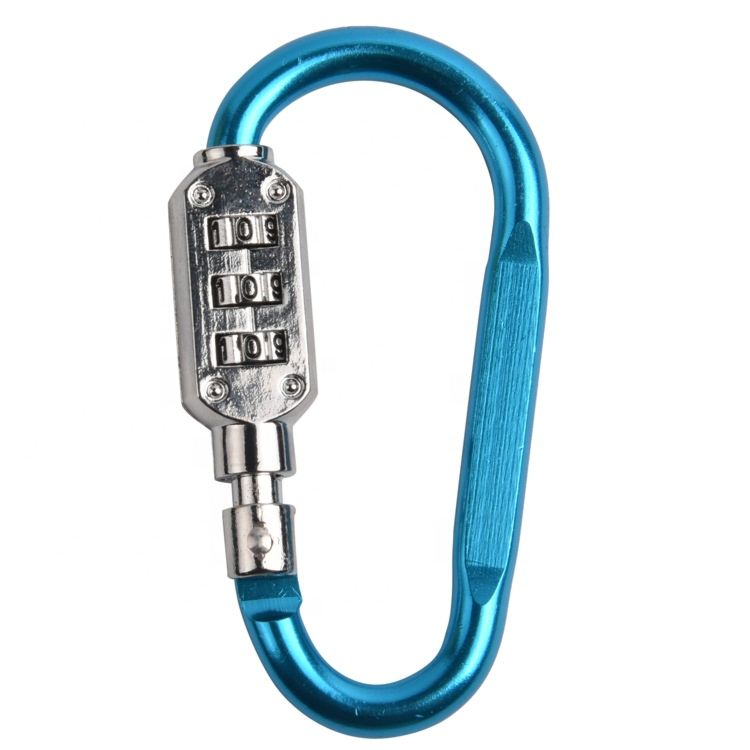 Customized Micro Aluminum Key Ring Luxury Keychain Heavy Duty Carabiner Tactical