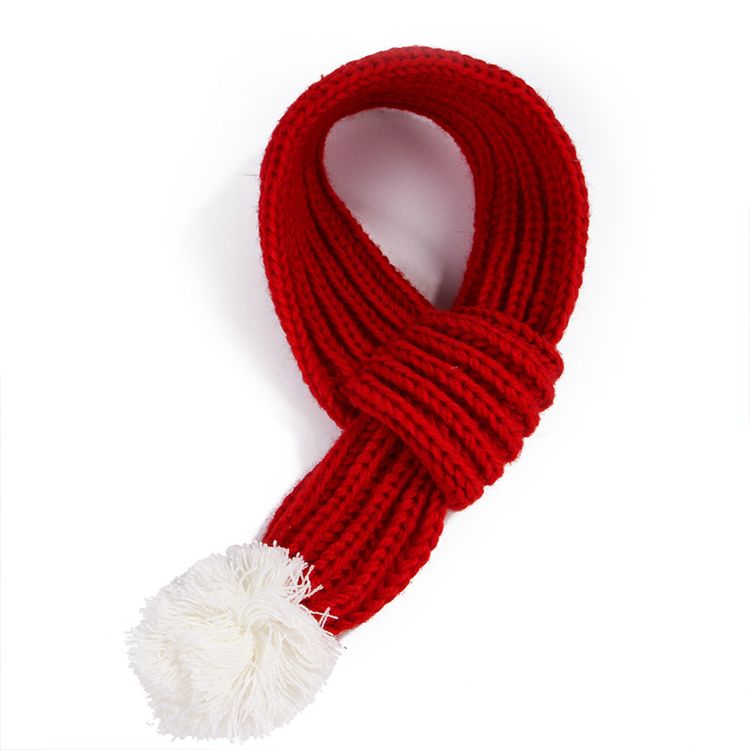 Cute Creative Pet Knitted Christmas Scarf Decoration Cat Scarf