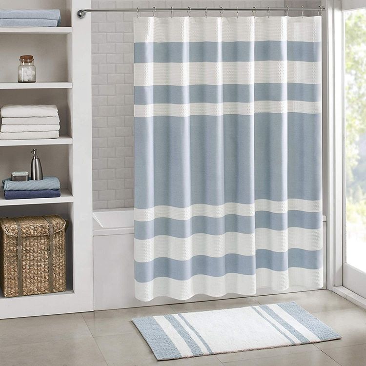 Desinger Printed Polyester Chambray Classic Shower Curtain