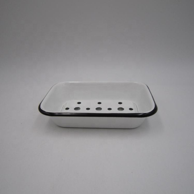 Enamel Steel Soap Holder Soap Box Soap Dish