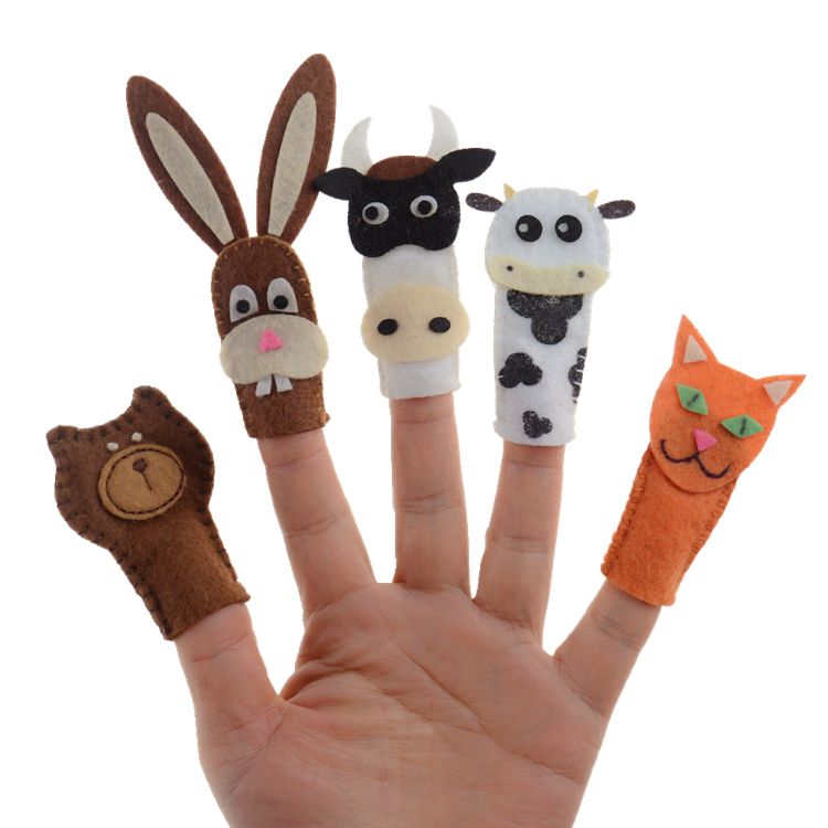 felt finger puppet