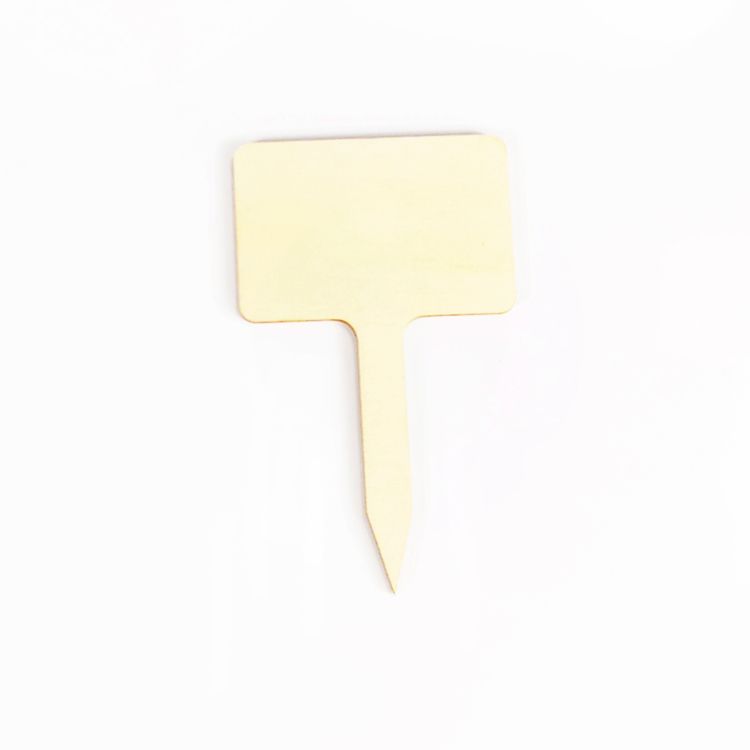 Garden Decorative Natural Wood Plant Markers Plant Labels Biodegradable Plant Stick