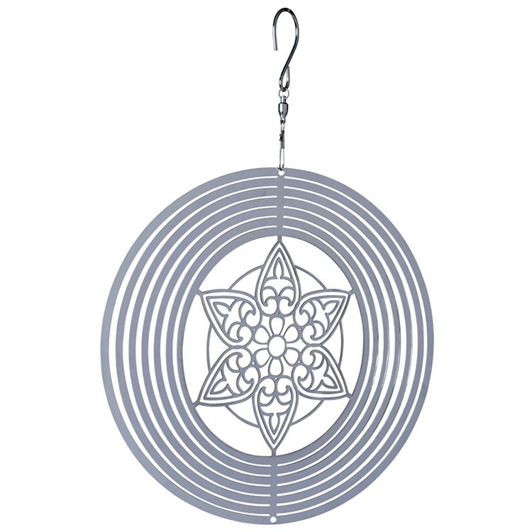 Garden Lotus Spinner 3D Spinner Circle Metal Cosmo