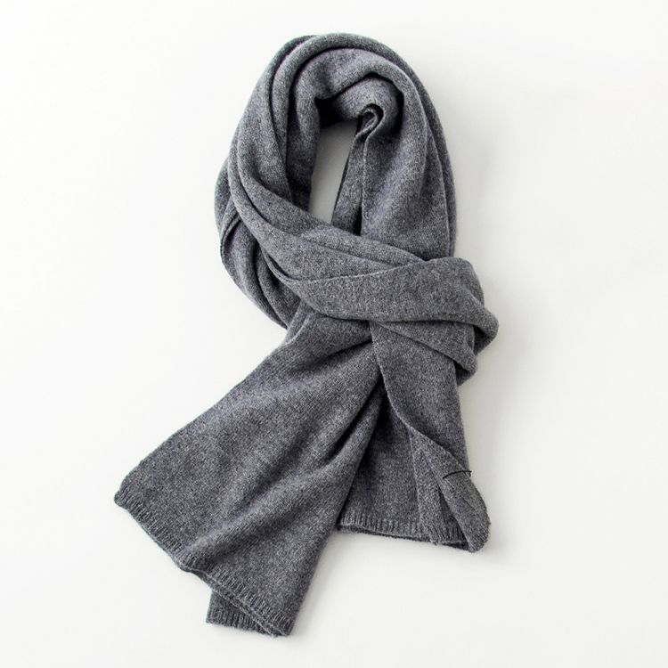 Good Price Big 100% Cashmere Scarf Autumn Knitted Scarves