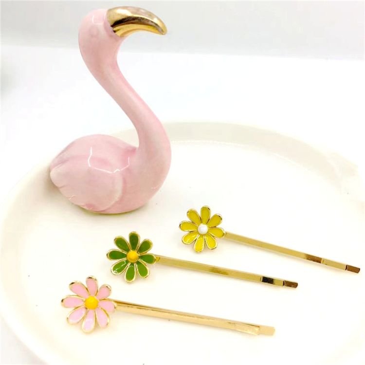 Hair Accessories 3 Color Daisy Hair Clip for Girls From