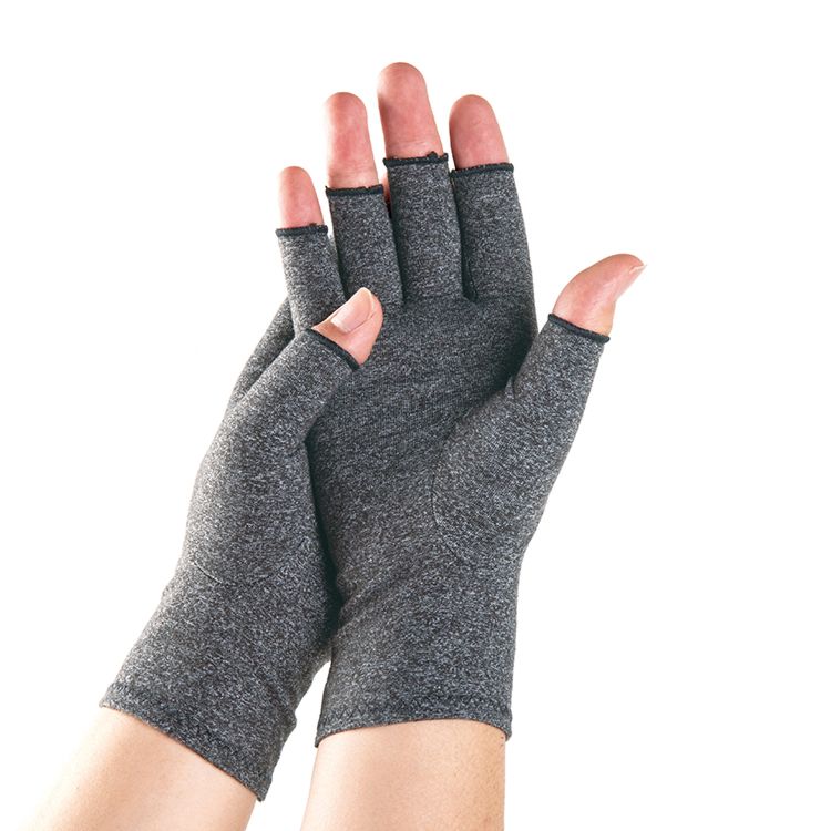 Half Finger Cotton Lycra Compression Arthritis Glove for Pain Relief