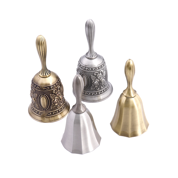 Handbell Desk Hand Bell for Wedding Festival Decoration Hotel Service Getting Attention or Making Announcements Dining