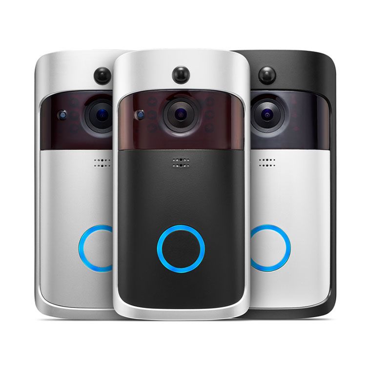 Hd 1080P Smart Wifi Wireless Hindi Wireless Mp3 Chime Led Ring Video Doorbell Camera with Hd Video