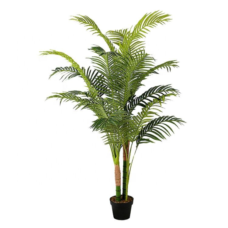 Indoor Fake Bonsai Tree Event Decor Simulation Palm Plants 150Cm Tall Artificial Pot Tree