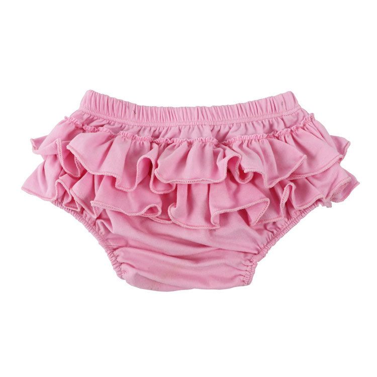 Infant Underwear Kids Clothes Ruffled Cotton Bloomers Baby Daily Wear Ruffle Bloomers