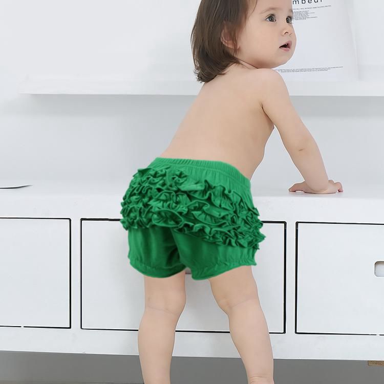 Infants Ruffle Diaper Cover Baby Ruffle Bloomer Shorts Diaper Nappy Cover Bloomers for Baby and Kids