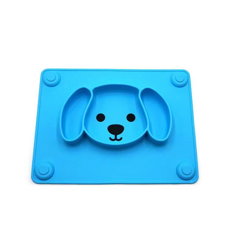 Kids Feeding Mat, Toddlers Placemat,Baby Silicone Strong Suction Plates
