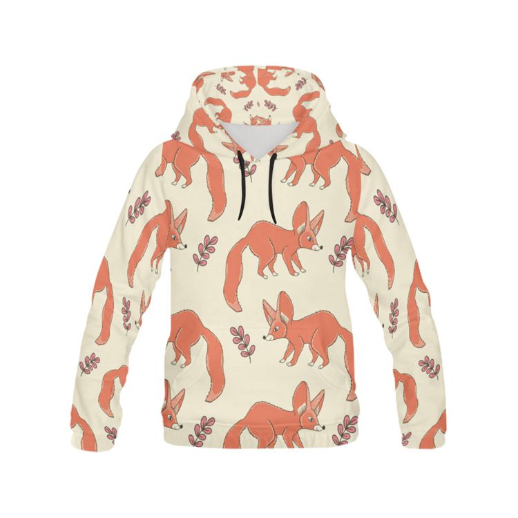 Mens Clothing Manufacturing Streetwear Print Fox Pattern 94% Polyester Hoodie Men