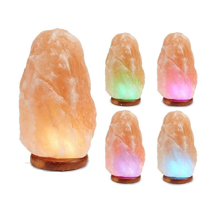 Mini/Large Floor Aroma Diffuser Himalayan Pink Hamalia Crystal Salt Shape Lamp Natural Rock Humidifier Plug In