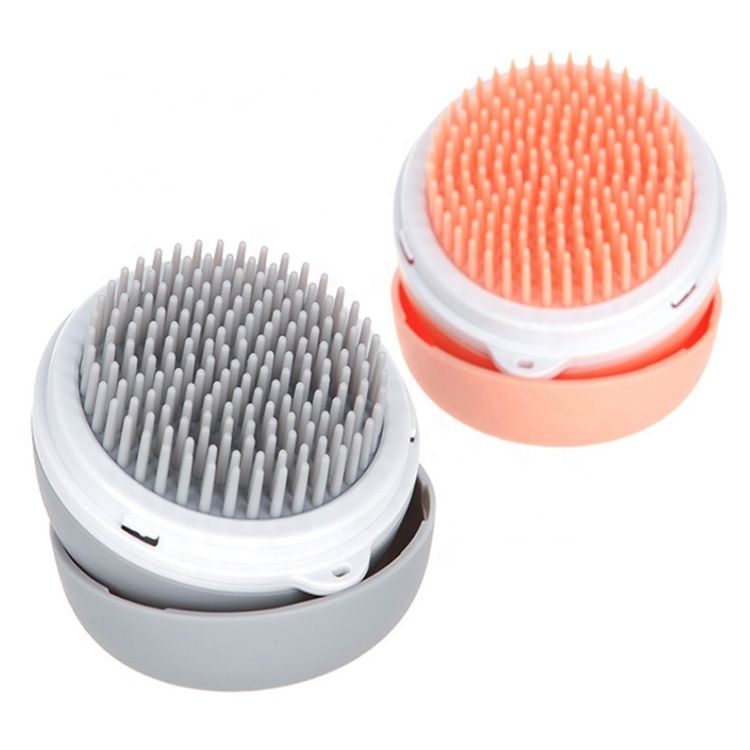 Multifunctional Pet Soft Massage Bathing Double Side Bath Shower Brush Cleaning Hair Comb Tool