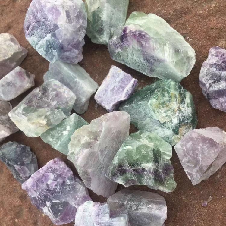 Natural Colorful Fluorite Crystal Raw Stone Price