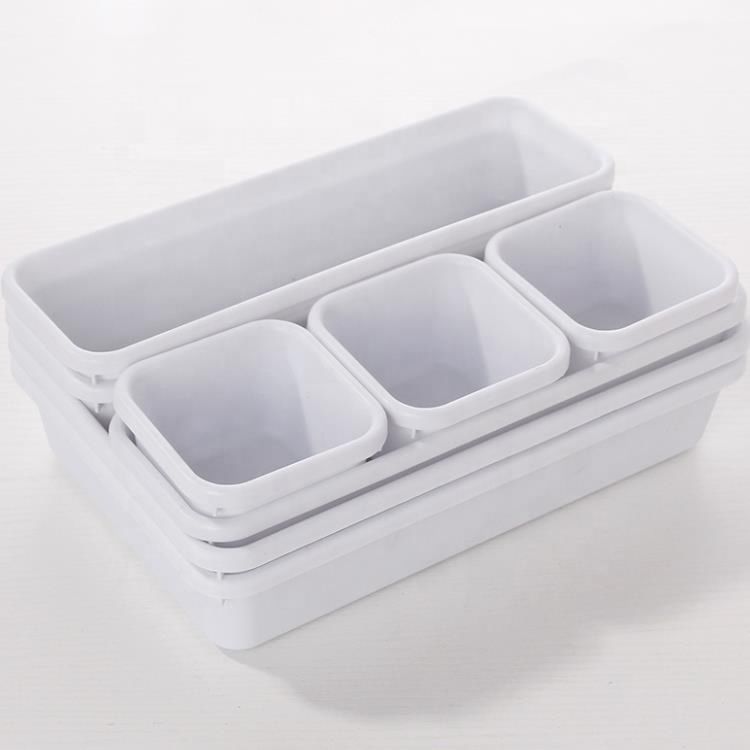 Office Drawer Organizers Dividers Boxes Storage Case Sets for Sundries