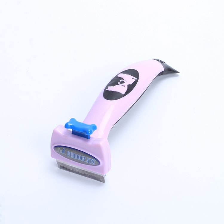 Pet Dog and Cat Fur Hair Remover Grooming Deshedding Blade Brush Comb Brush for Dog and Cat Removes Undercoat Tangled Hair