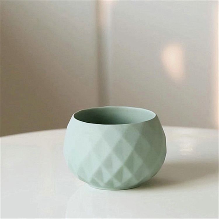 Popular Popular Home Decorating Color Clay Cup for Candle , Ceramic Jars for Candles