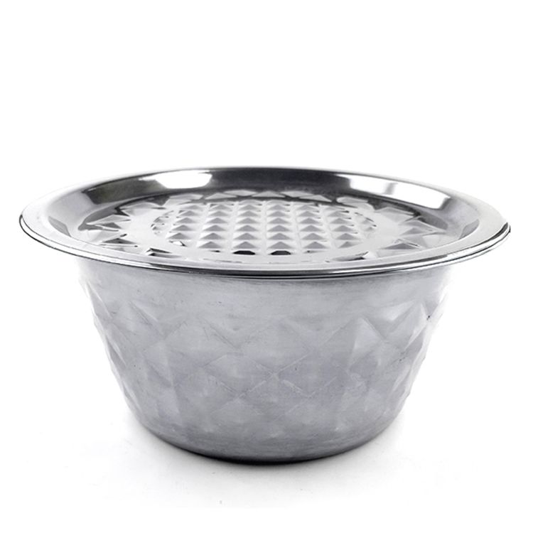 Printed Logo Eco Friendly Deep Salad Mixing Bowl Food Grade Stainless Steel Bowl Set