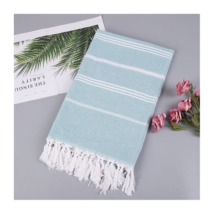 Printed Luxury Beach Stripe Logo Beach Towel