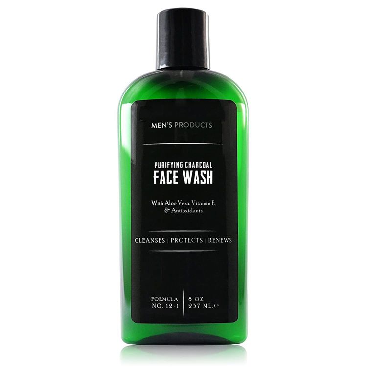 Private Label Purifying Charcoal Face Cleanser Deep Cleaning Oil Control Moisturizing Men Face Wash