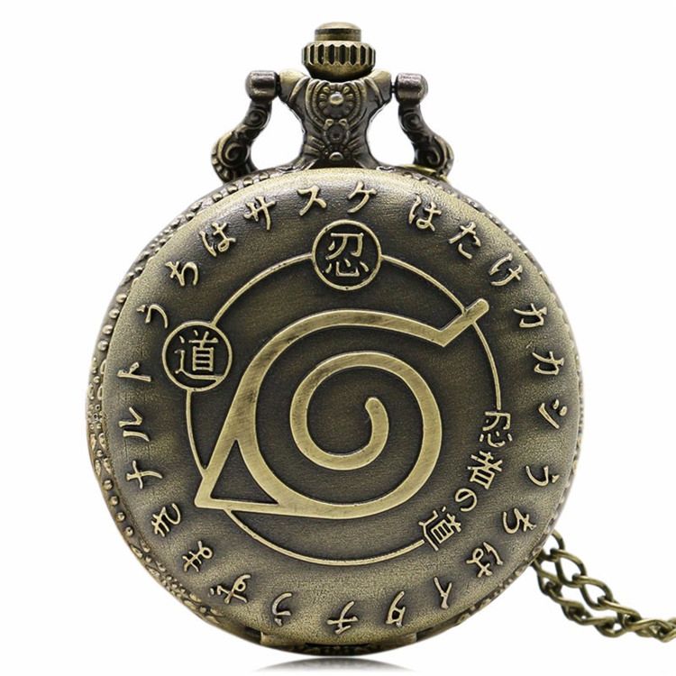 Quartz Pocket Watch Japan Cartoon Dragon Ball Wukong My Neighbor Totoro Naruto Bronze Attack on Titan Pocket Watch