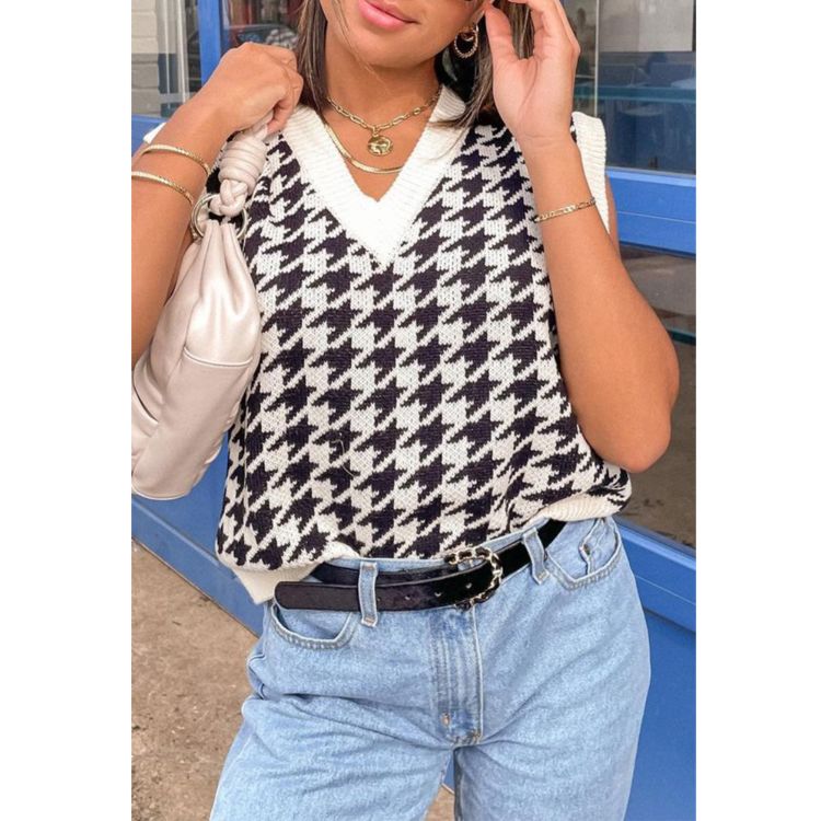 Ready to Ship Fall Women Fall Wear Sweater Vest