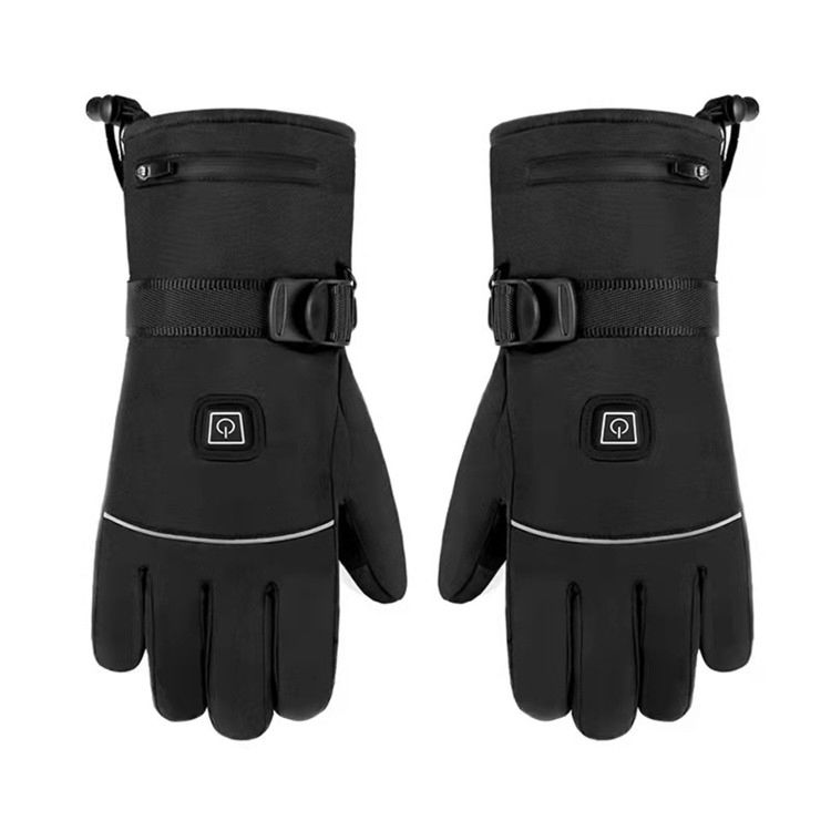 Rechargeable Battery Heating Gloves Men's and Women's Electric Heating Ski Gloves