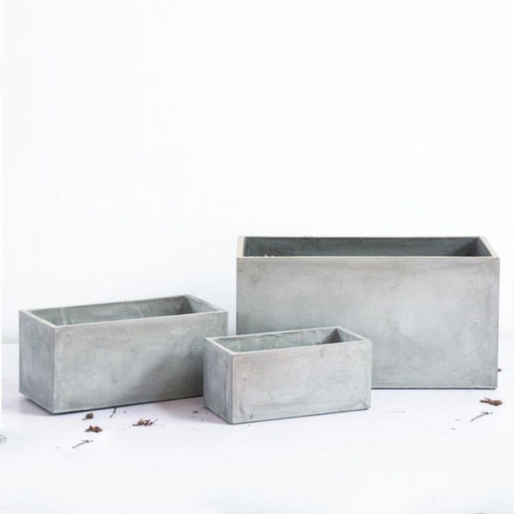 Rectangular Reusable Succulent round Concrete Planter Molds
